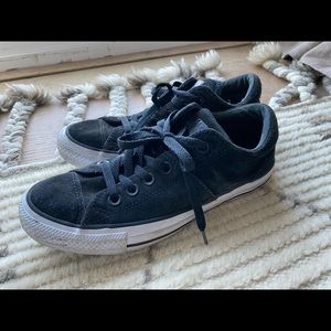 Women’s black, suede Chuck Taylor All Stars